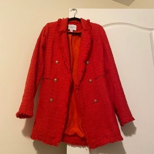 Orange blazer jacket